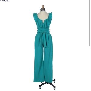 Teal Jumpsuit